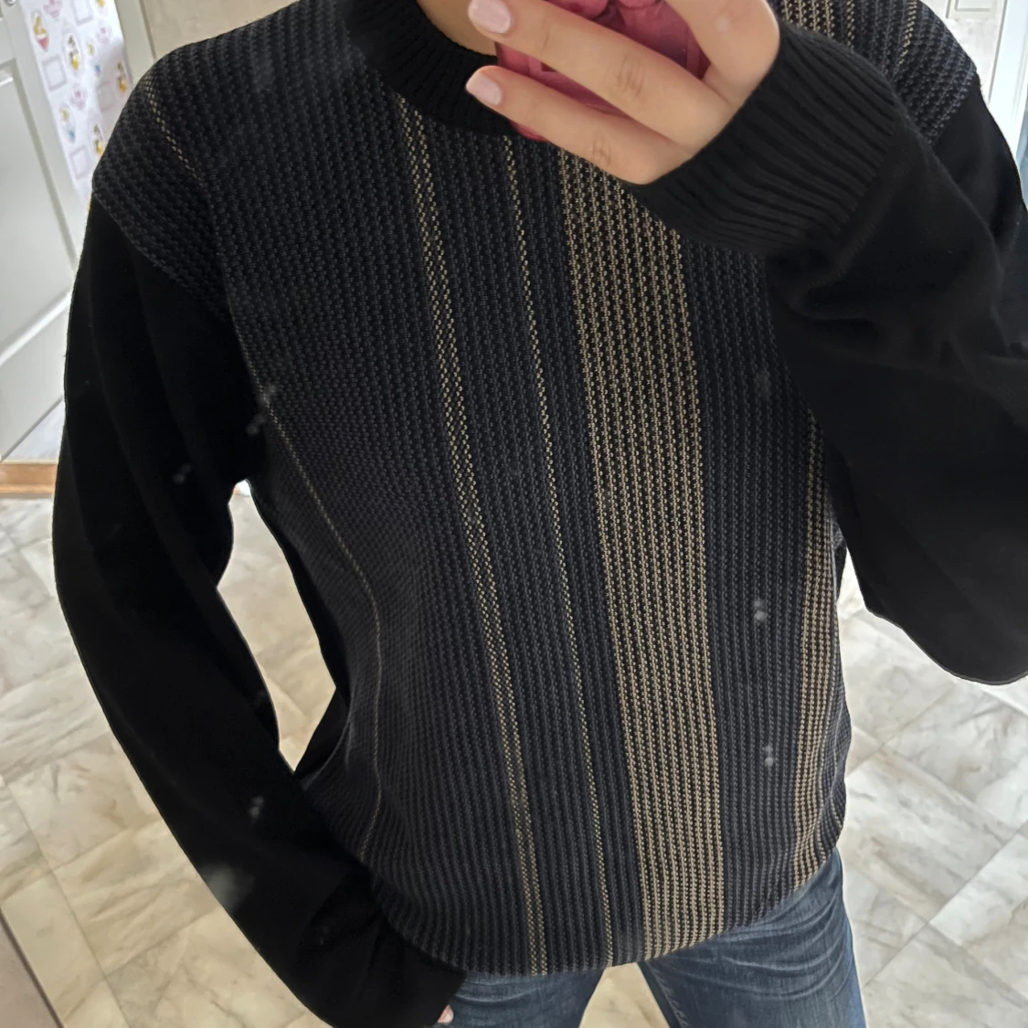 vintage stickad tröja