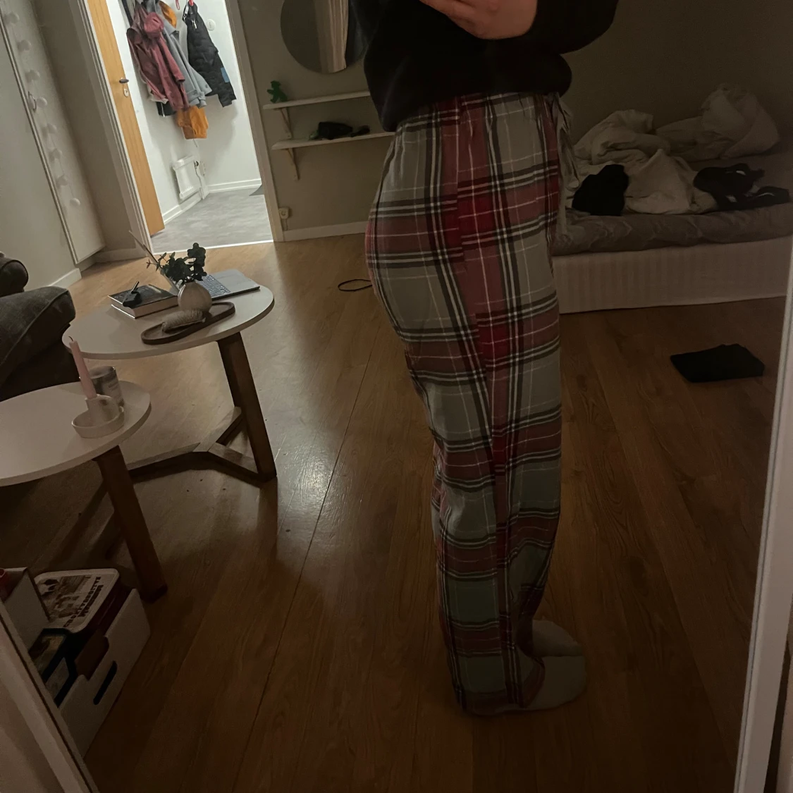 Högmidjade pyjamasbyxor - 2