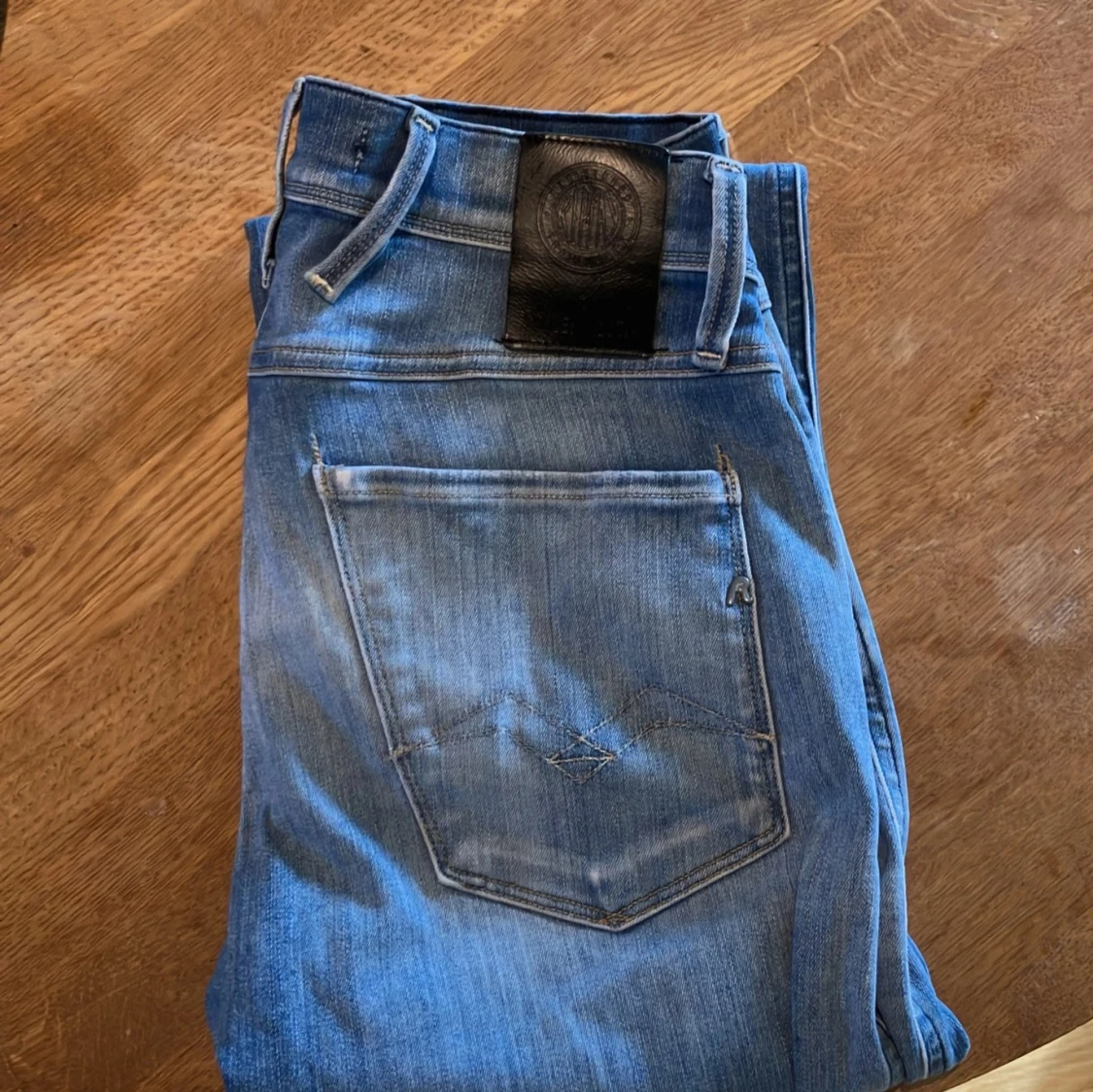 Replay Anbass Hyperflex jeans blå