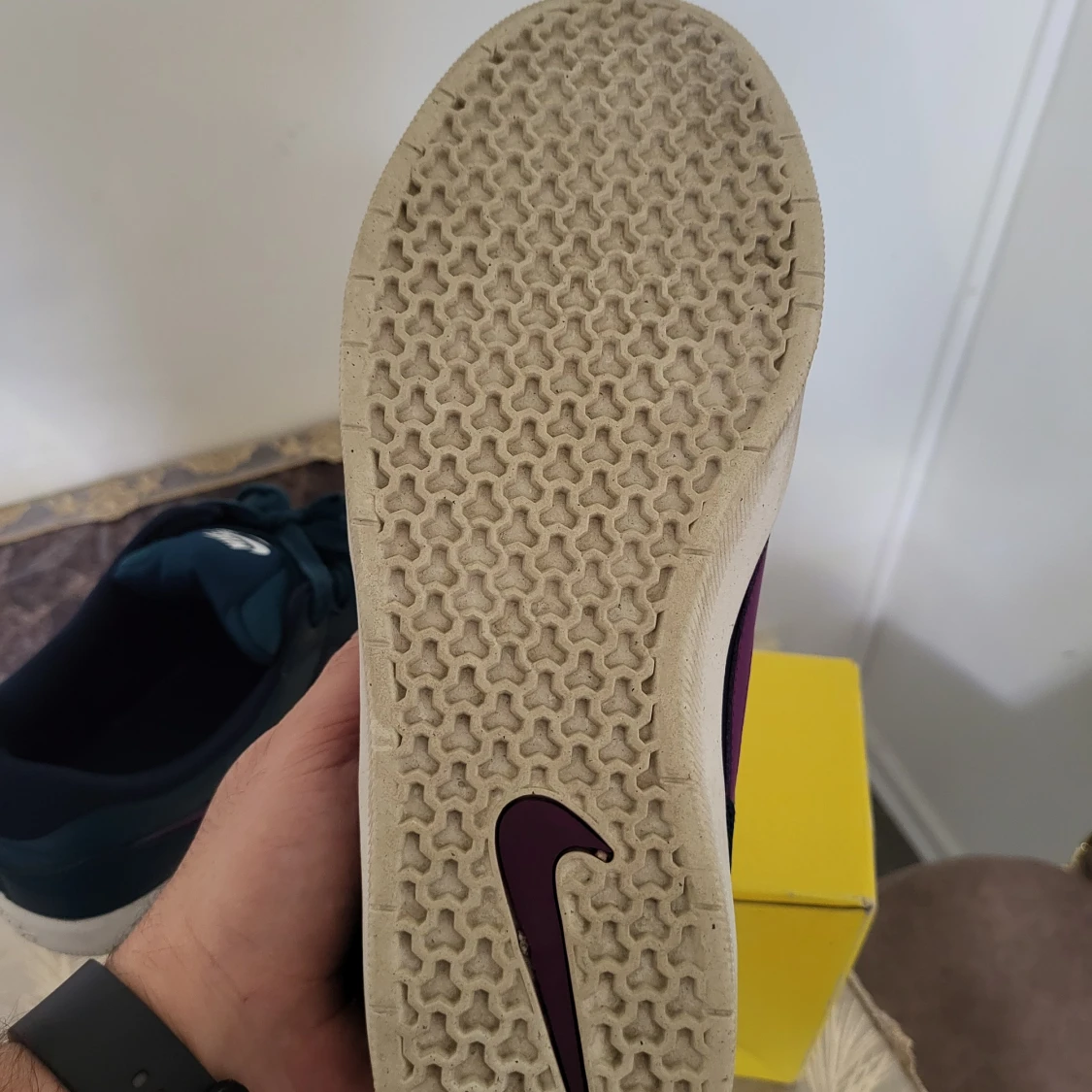 Nike SB sneakers blå/lila strl 42 - 4