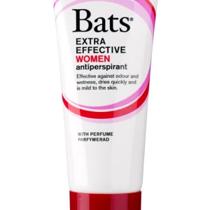 Bats Extra Effective Antiperspirant - Antiperspirant för kvinnor som motverkar lukt och fukt, torkar snabbt och är mild mot huden. Parfymerad för en fräsch känsla hela dagen.
