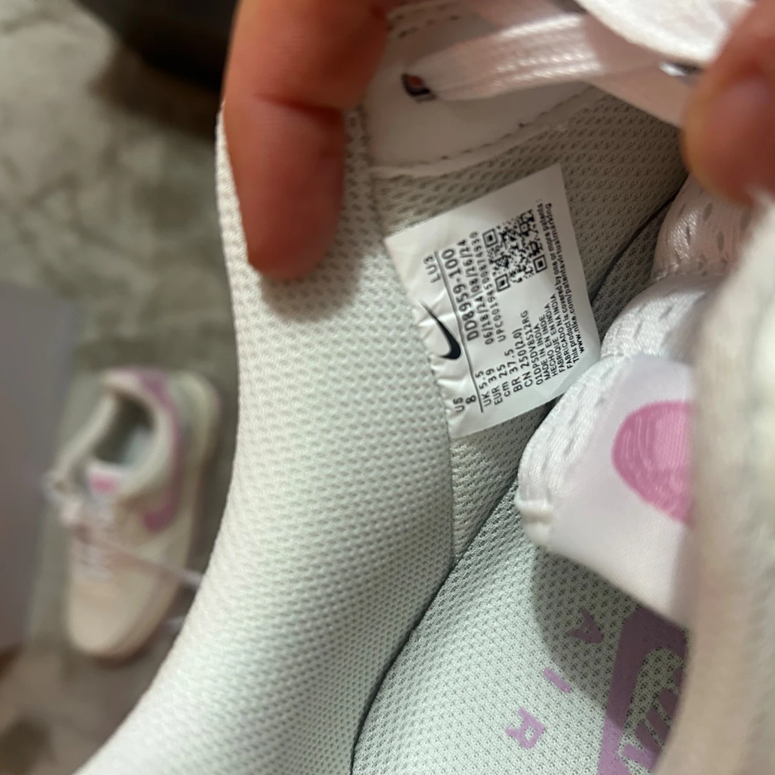 Nike Air Force 1 Low vit/rosa - 2