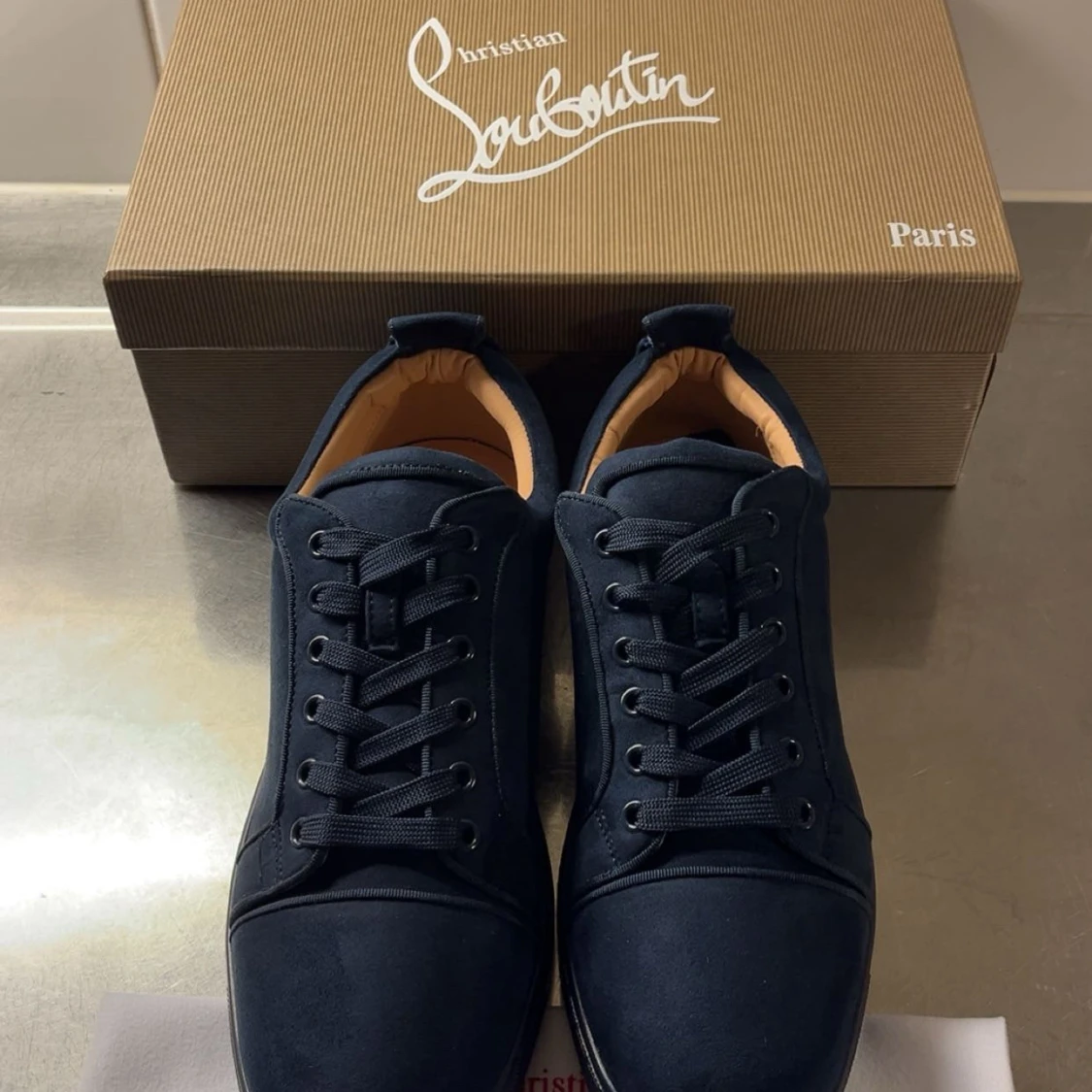 Mörkblå sneakers från Christian Louboutin - 2