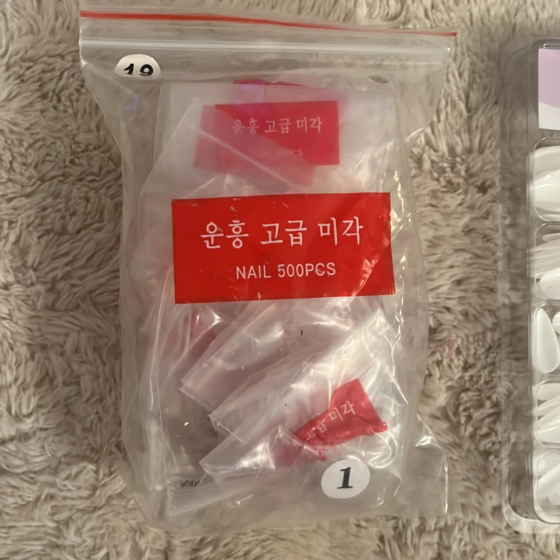 Stort kit med lösnaglar i olika former - 2