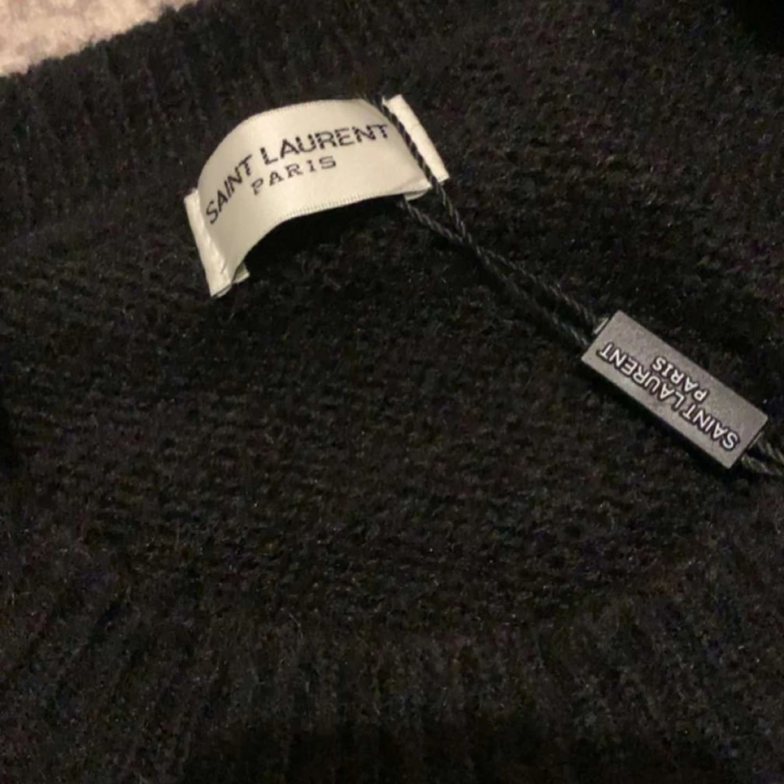 Svart stickad Saint Laurent-tröja - 3