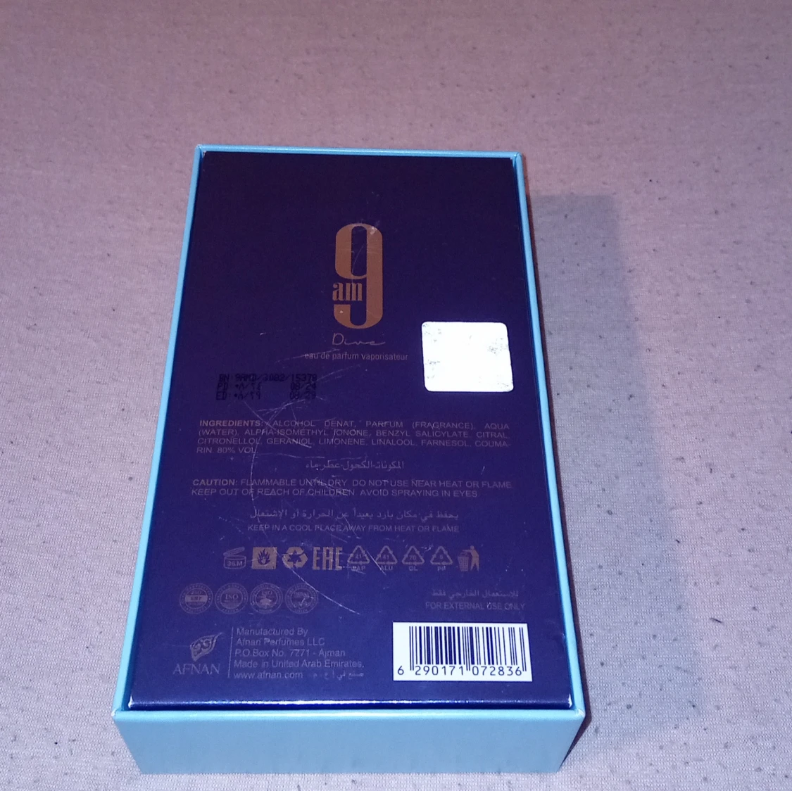 Afnan 9am Dive EdP 100ml - 2