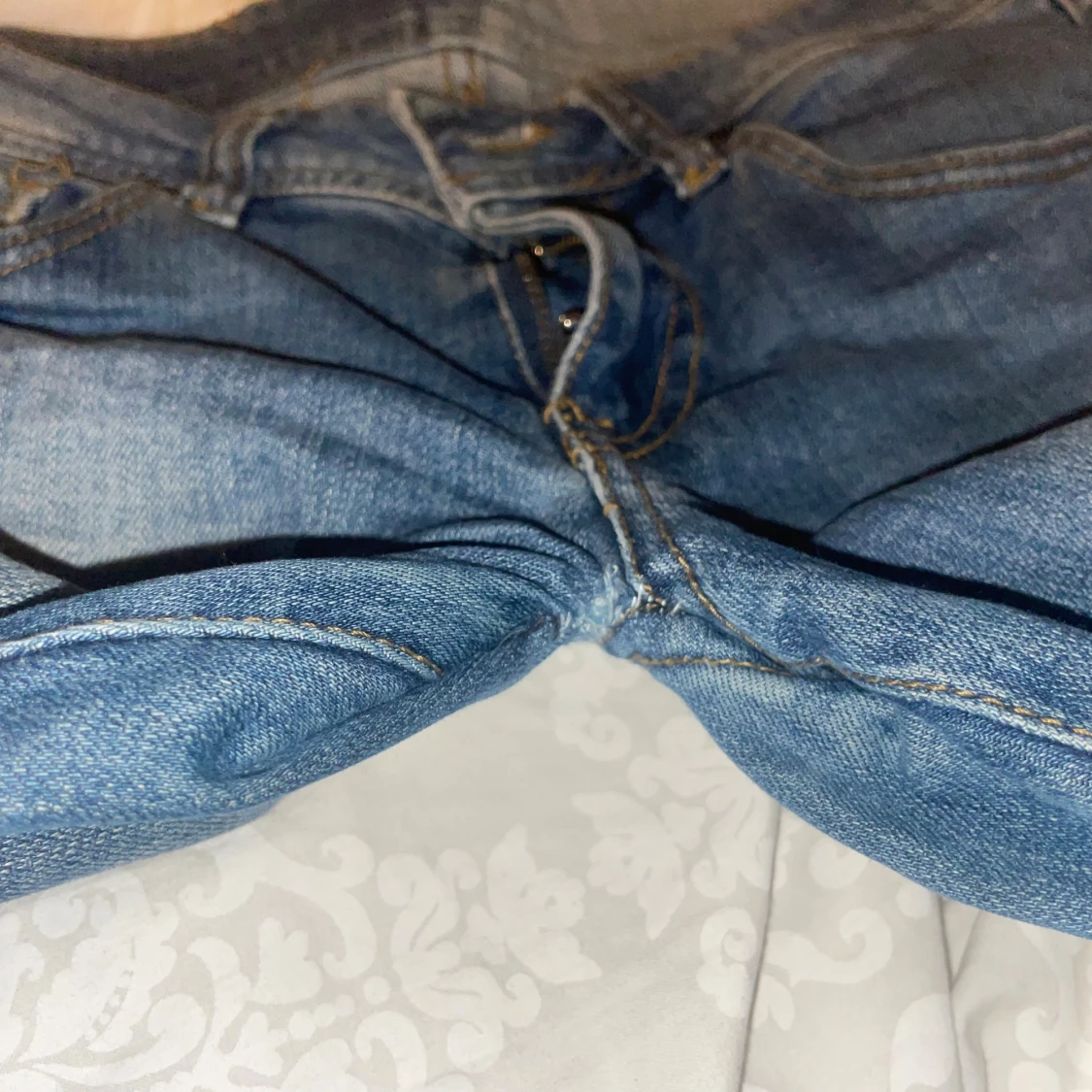 Volcom lågmidjade blå jeans - 4