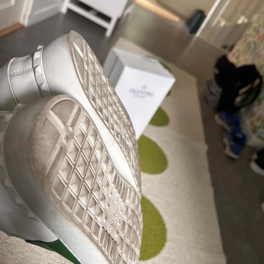 Valentino Garavani Open sneakers vit/grön - 1