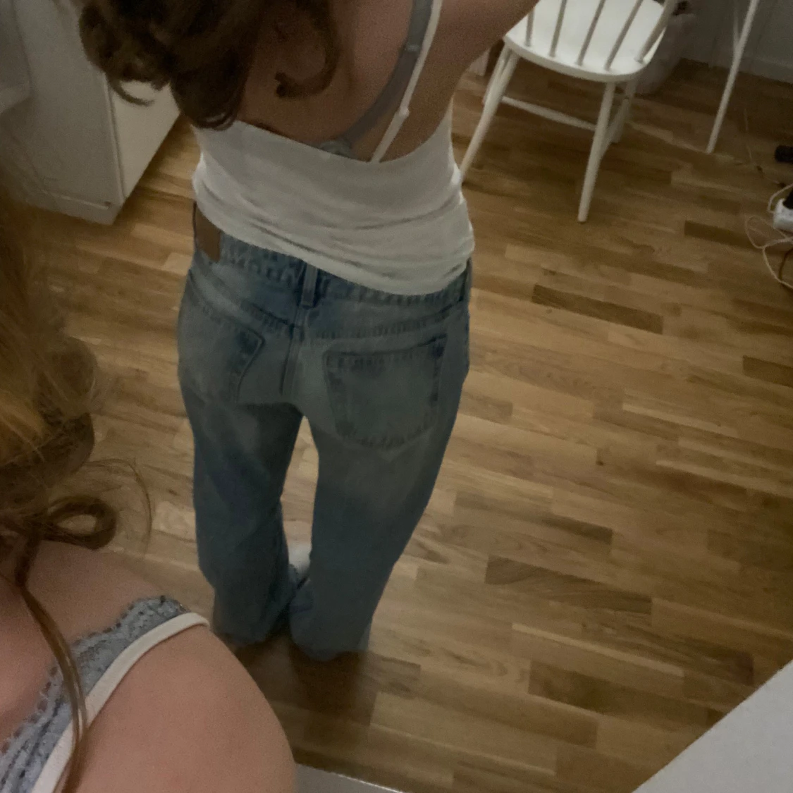 Weekday straight arrow low waist jeans