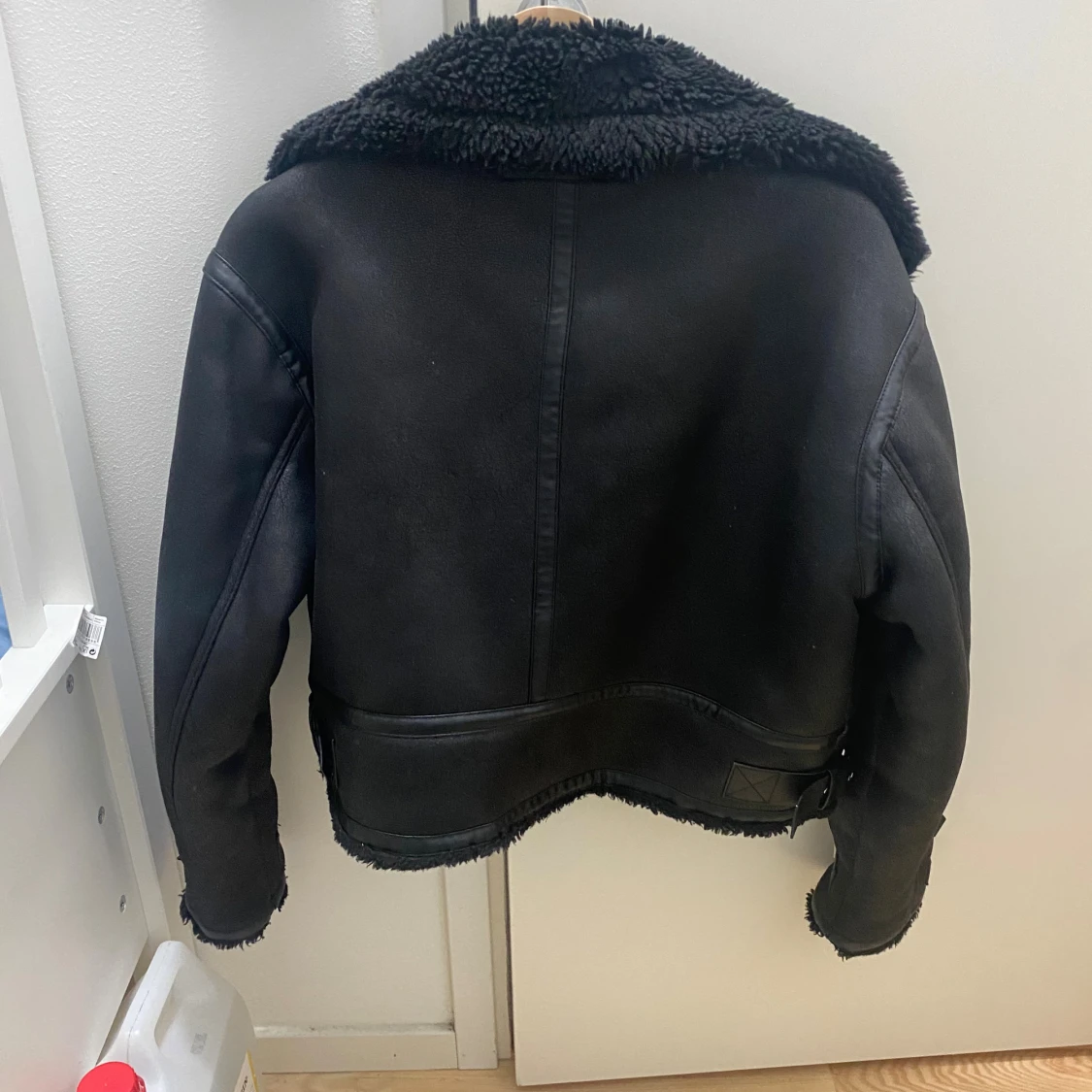 Svart teddyjacka från Zara XS - 3