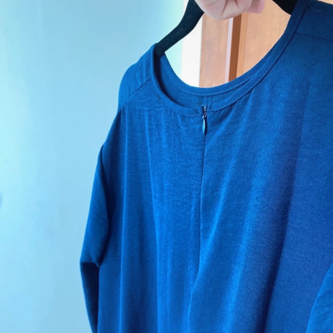 Navy abaya and 2 layer khimar - 93