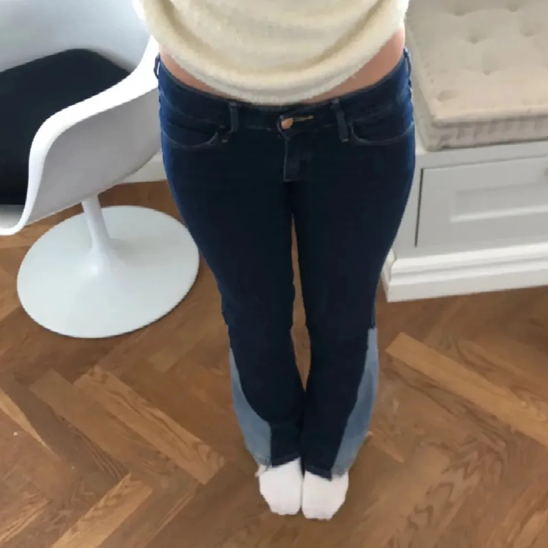 Lågmidjade jeans bootcut