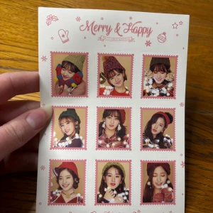 Twice stickers  - Från Merry & Happy album