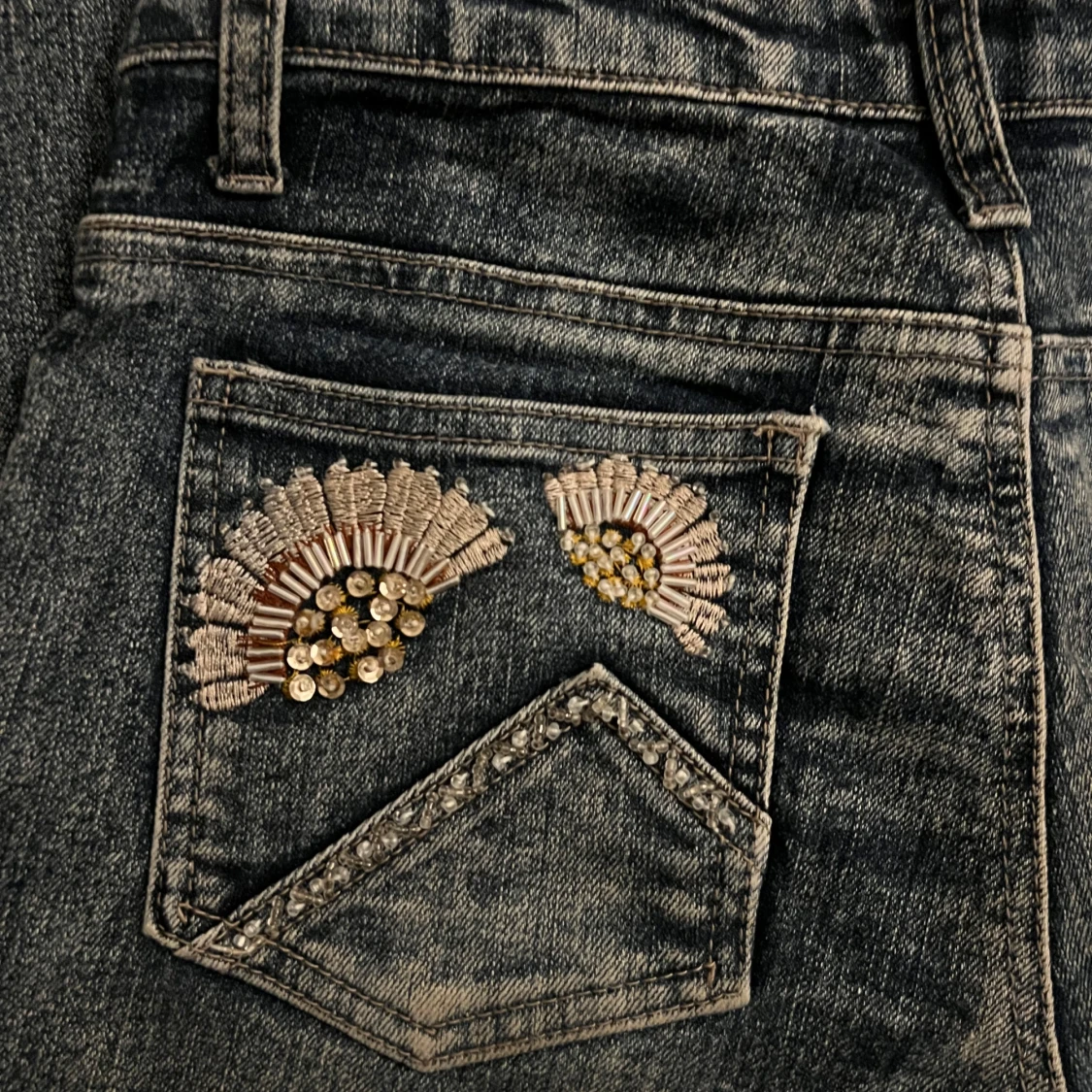 Jeans Lågmidjade bootcut  - 92