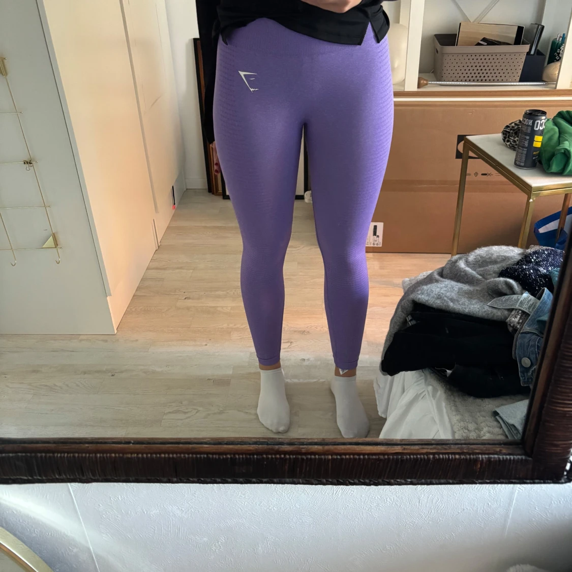 Lila träningstights från gymshark - 90