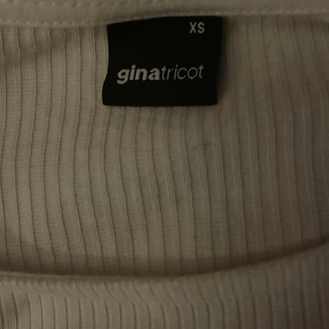 Vit långärmad topp - 91