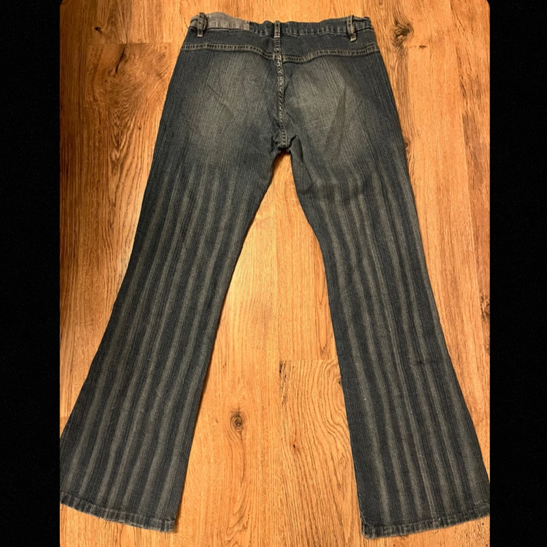 Blå bootcut jeans - 91