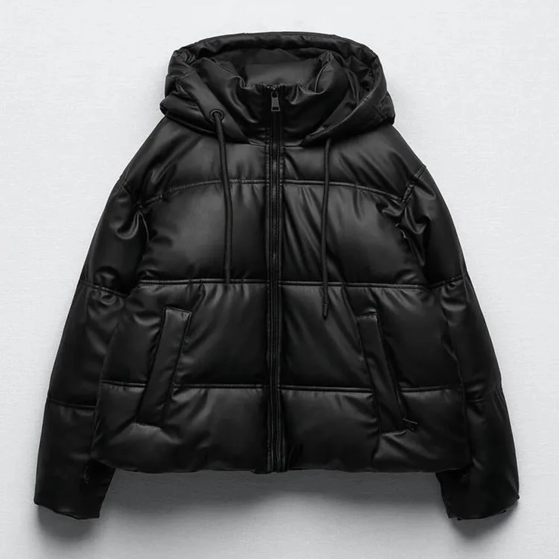 Svart pufferjacka från Zara