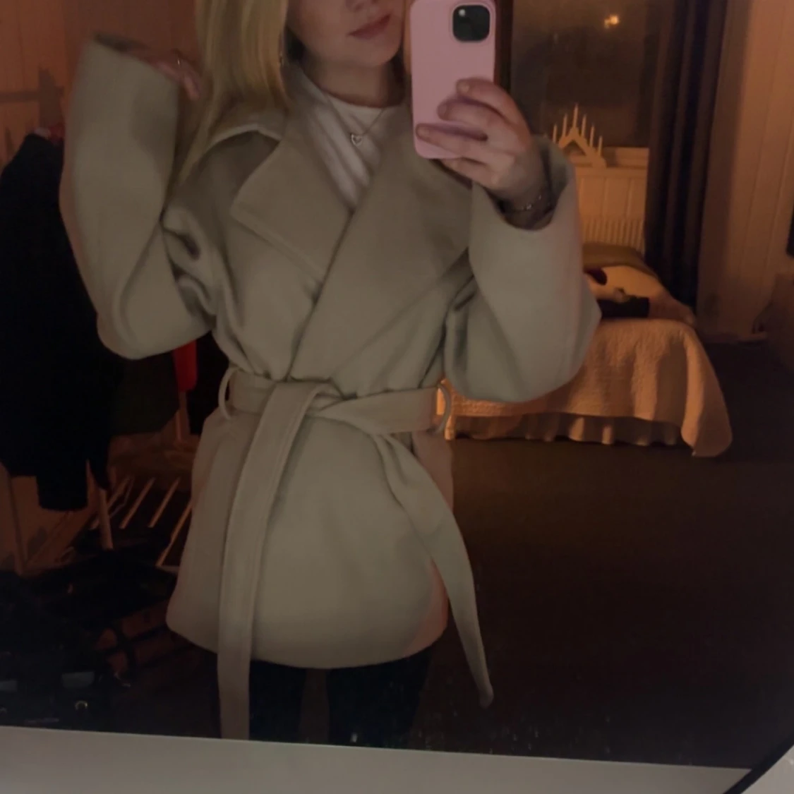 Beige kappa från nakd  - 90