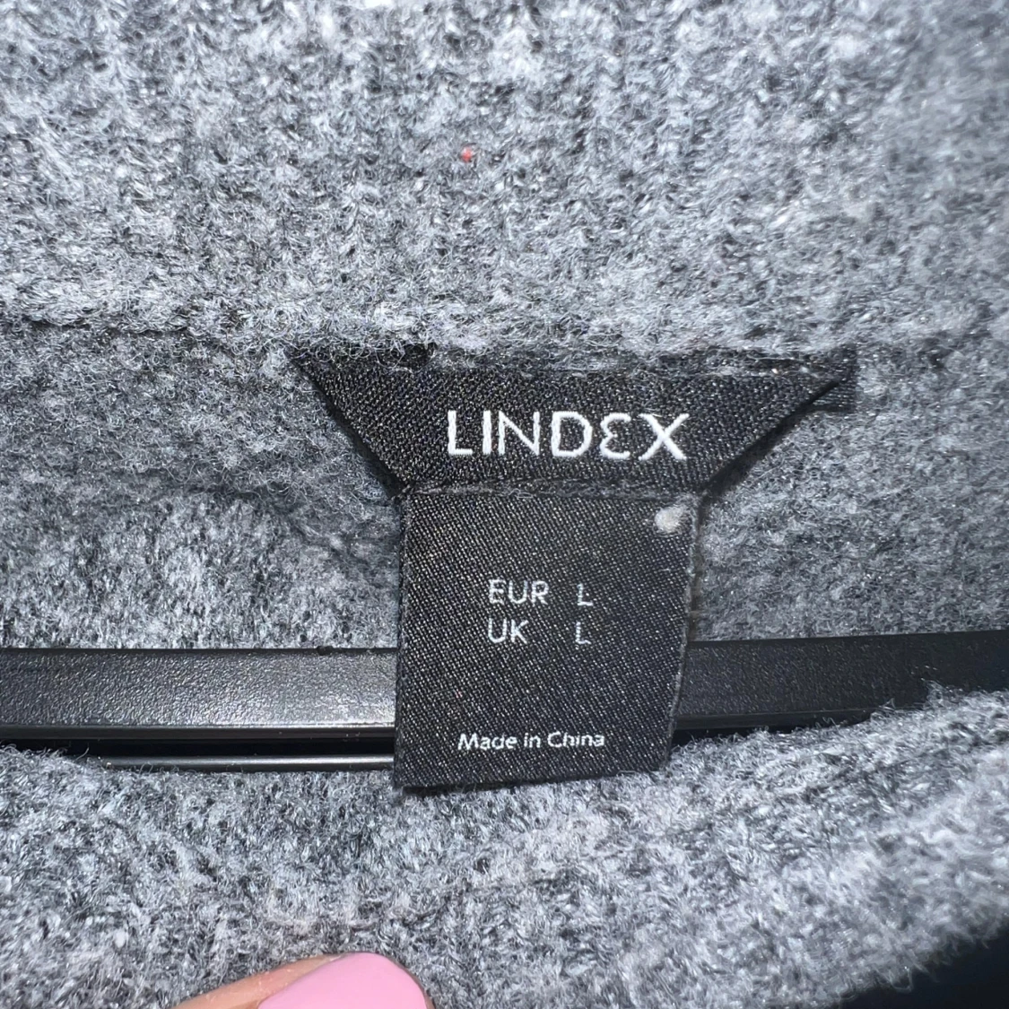 Grå stickad tröja från Lindex - 90