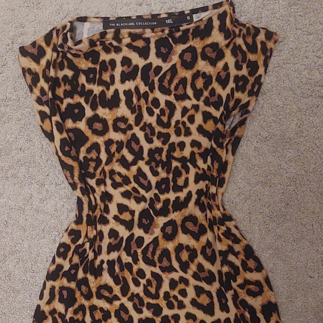 Leopardmönstrad topp  - 90