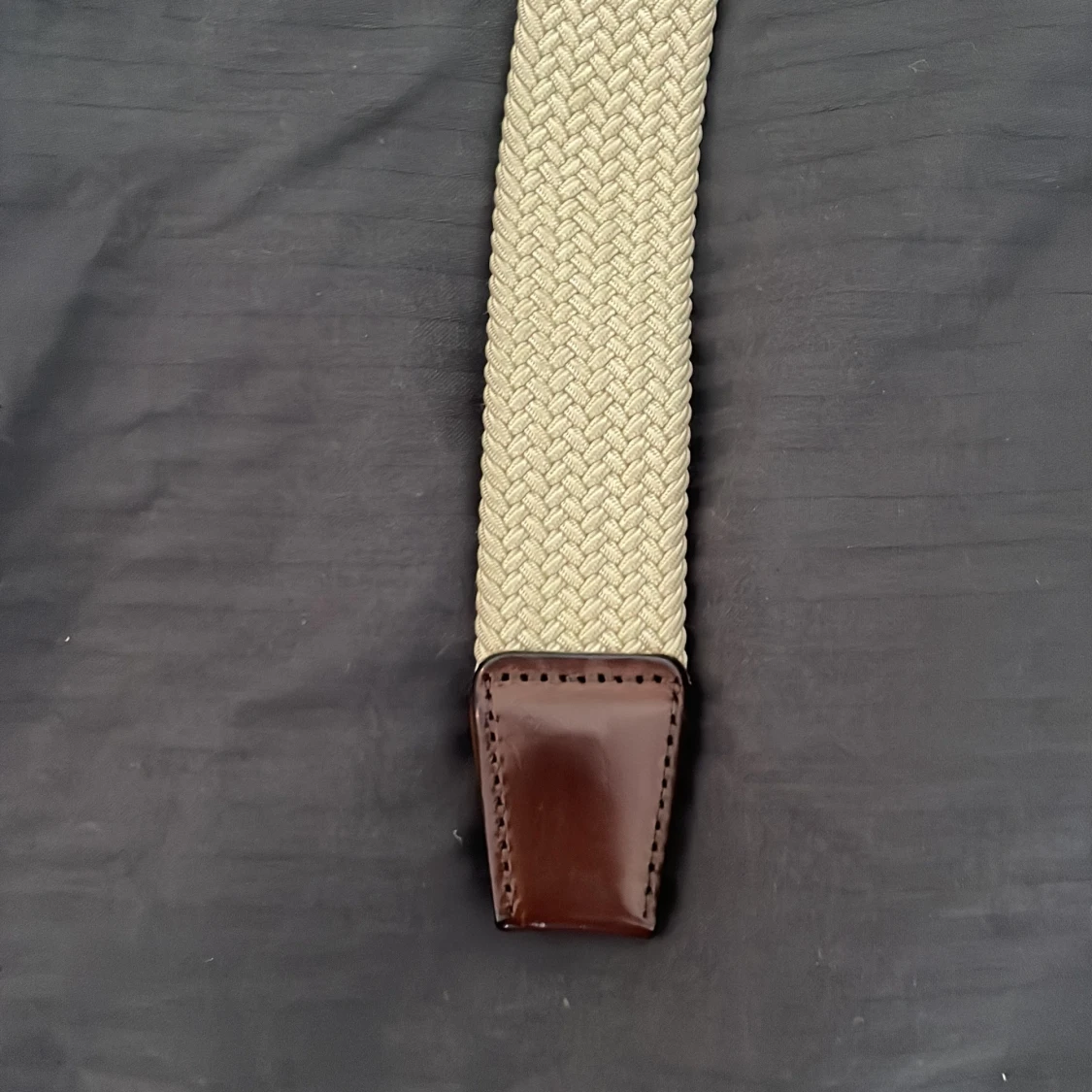 Flätat bläck bälte - 92