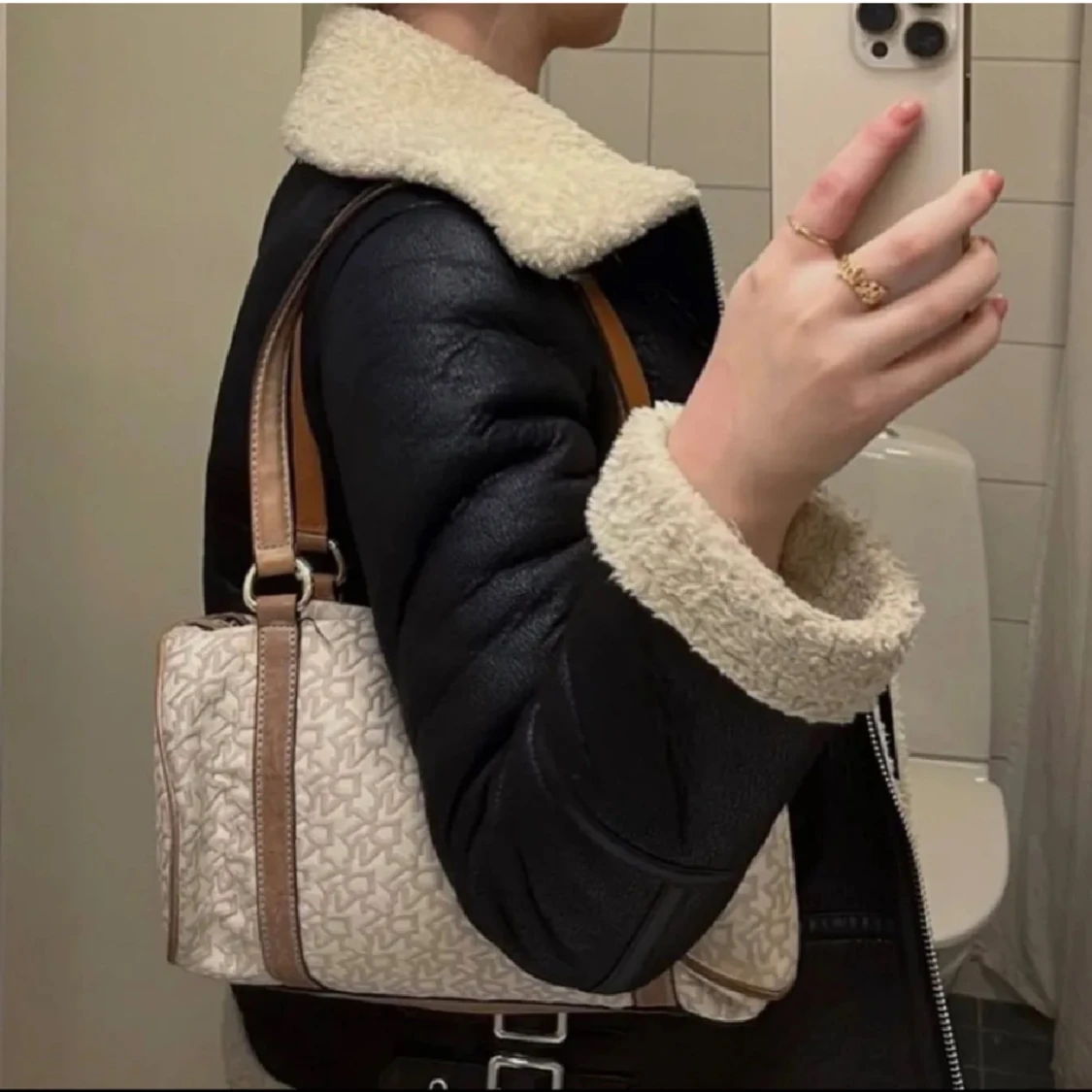 Fodrad bikerjacka - 90