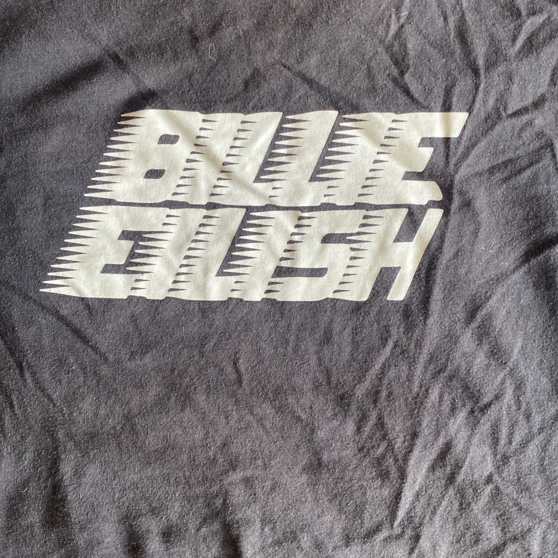 Svart/grå billie eilish baggy t-shirt - 90