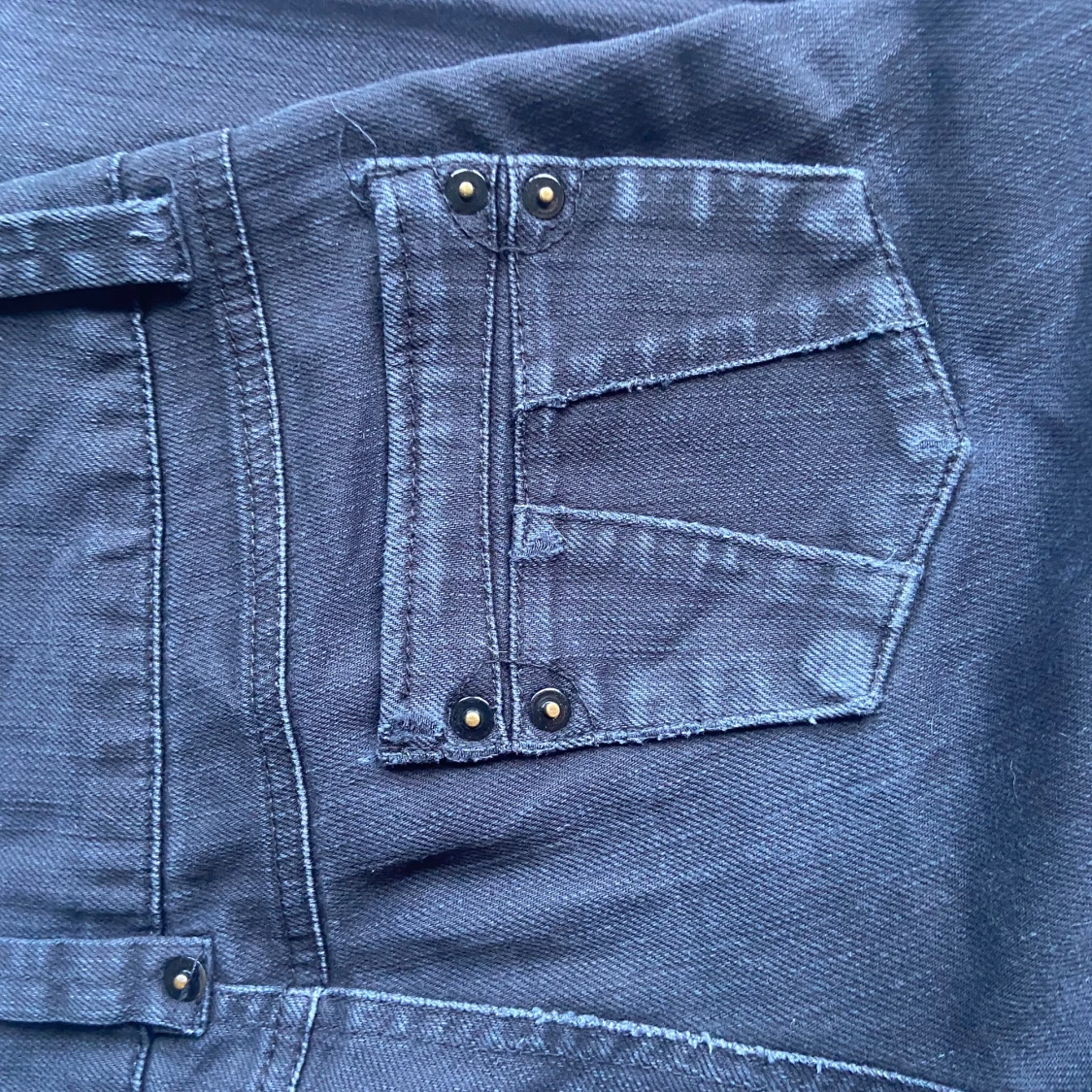 Svarta y2k bootcut jeans  - 92