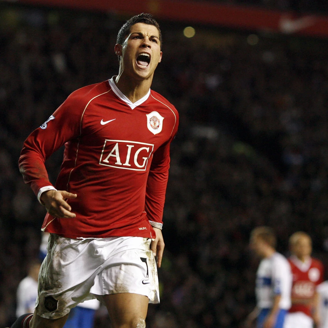 Fotbollströja Manchester United 2006/07 Hemmaställ - 92