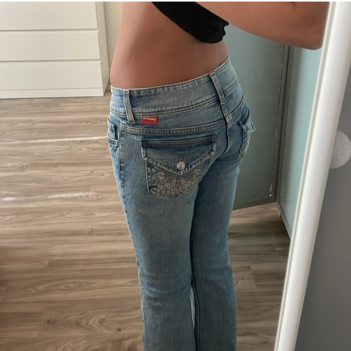 Lågmidjade jeans - 90