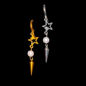 Örhängen långa  - 59kr paret långa örhängen tillverkade själv 