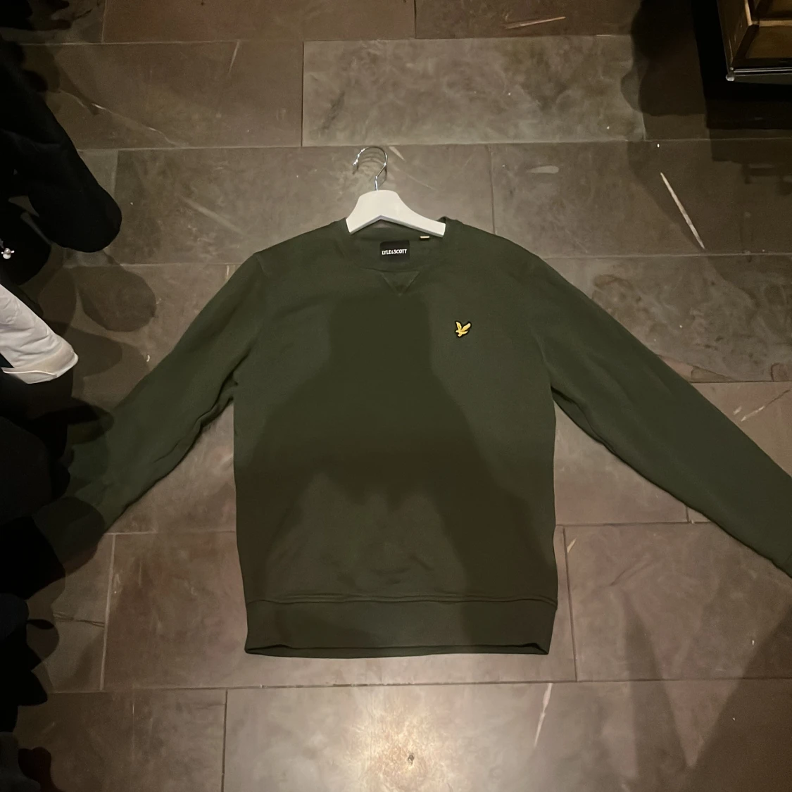 Grön sweatshirt från Lyle & Scott