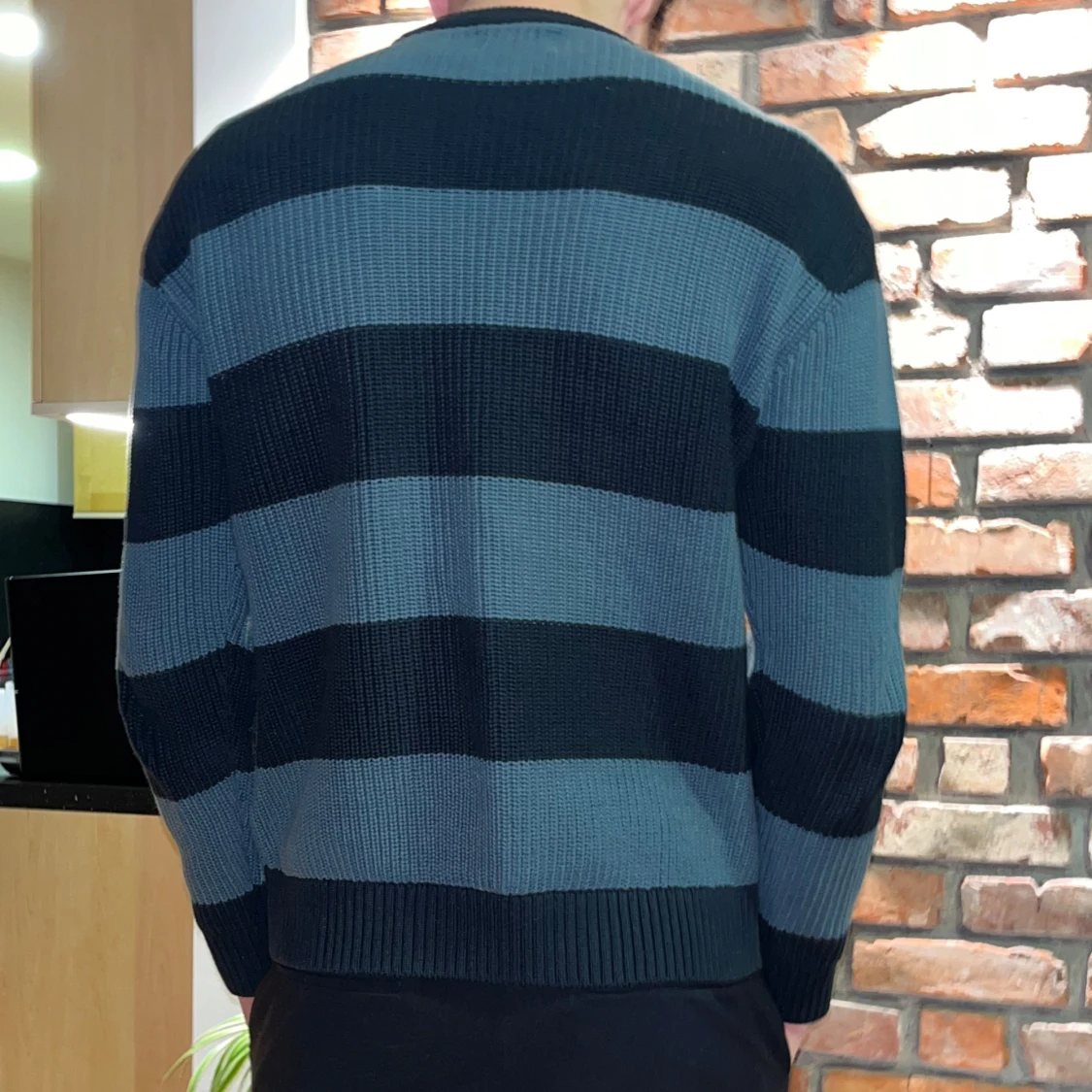 Randig stickad tröja från Pull & Bear - 1