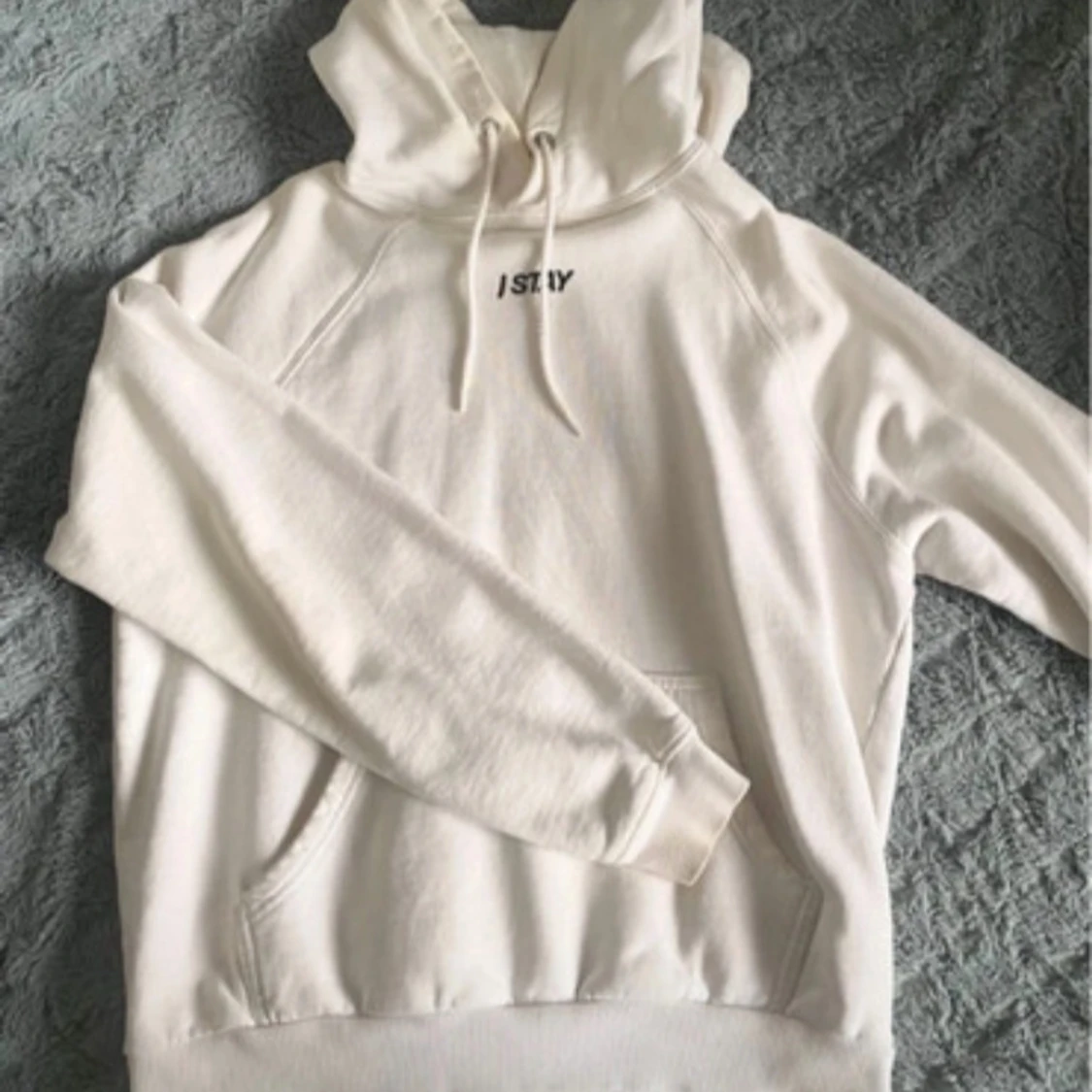 Vit hoodie från Istay