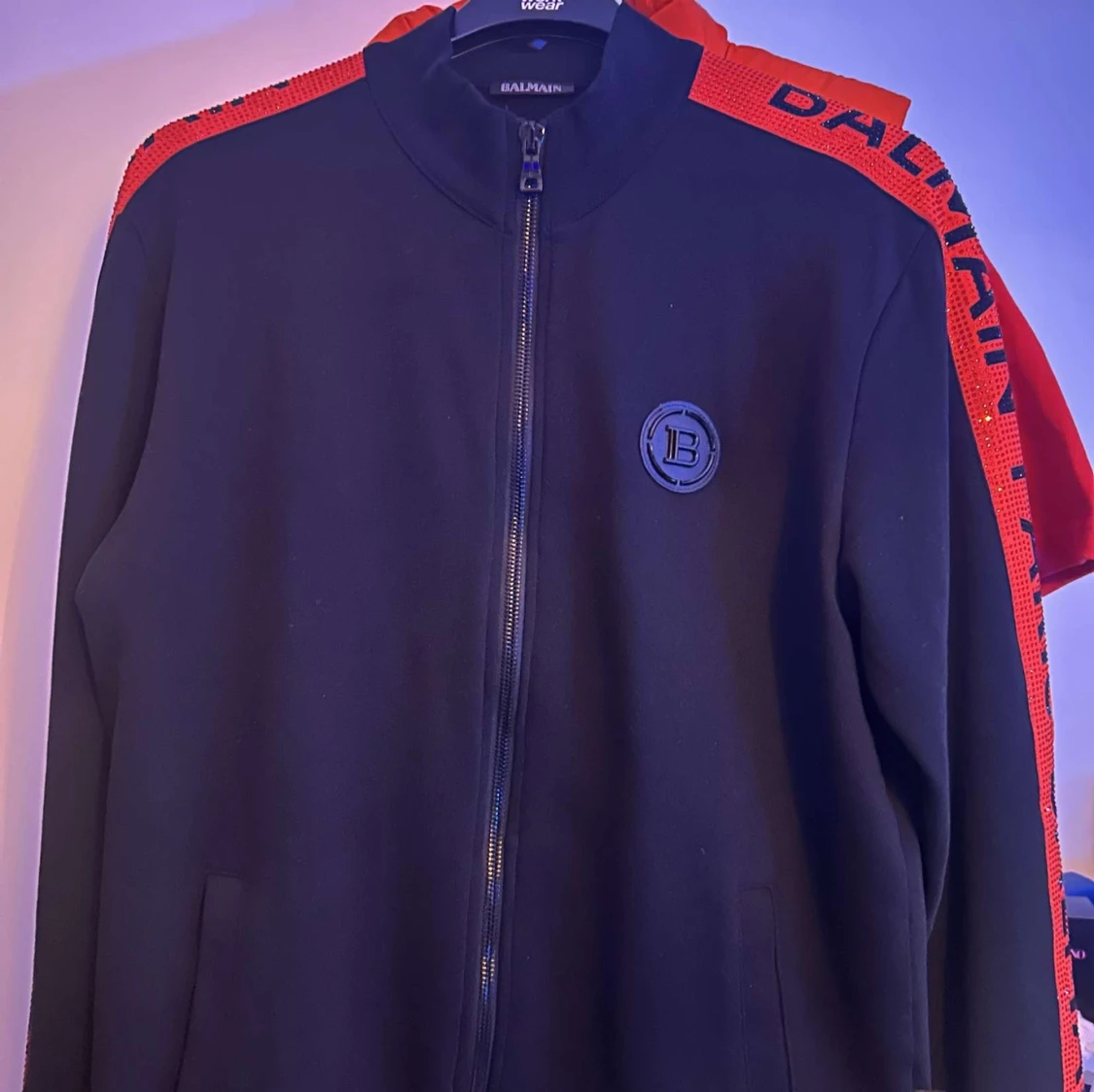 Svart zip från Balmain - 90