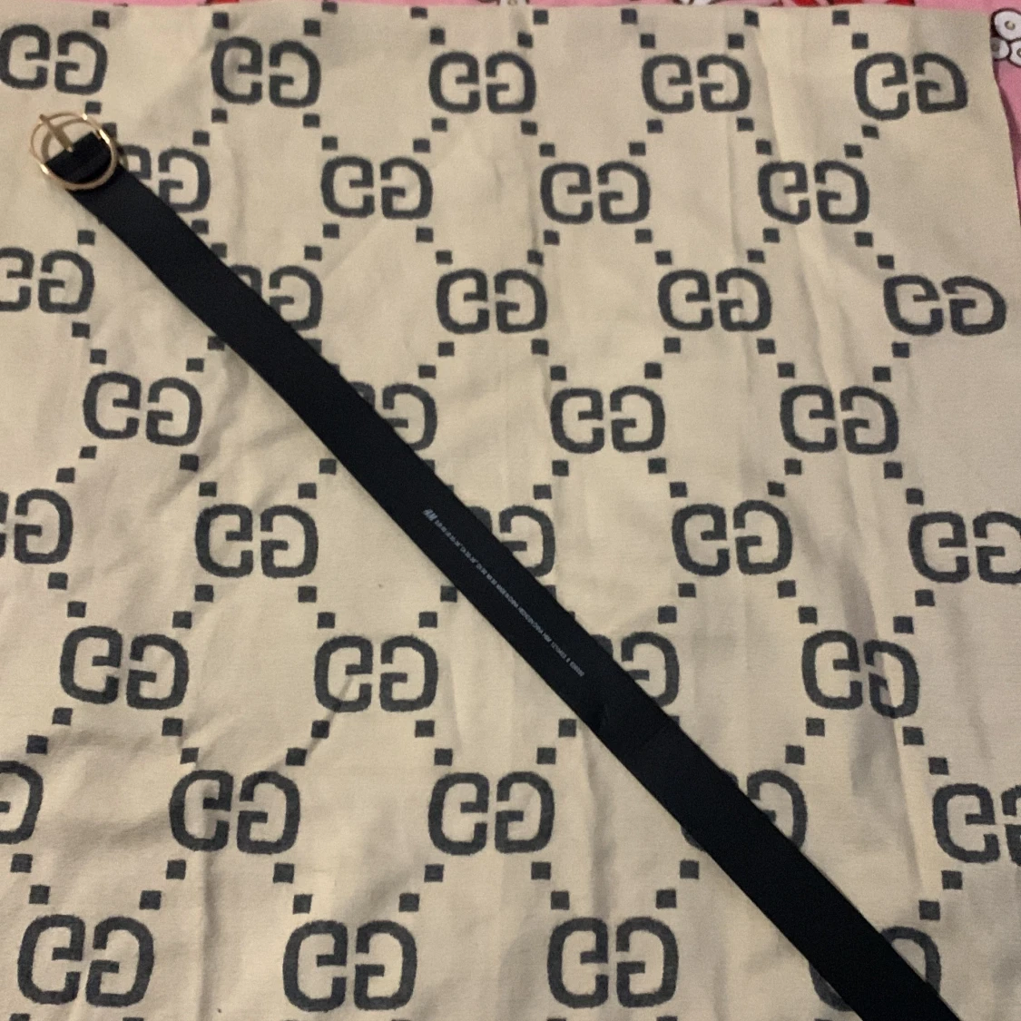 Black H&M belt ｜ svart H&M-bälte - 1