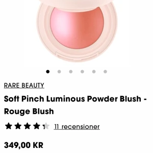 Soft Pinch Luminous Powder Blush - Säljer en rare beauty blush. Använd ca 2 gånger, fick den i julklapp. Säljer då jag inte använder den