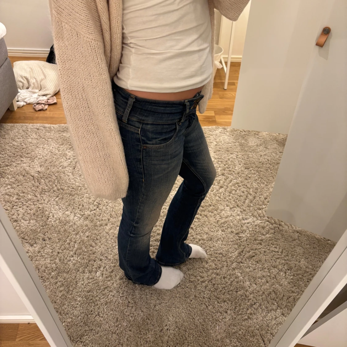 Lågmidjade bershka jeans - 2