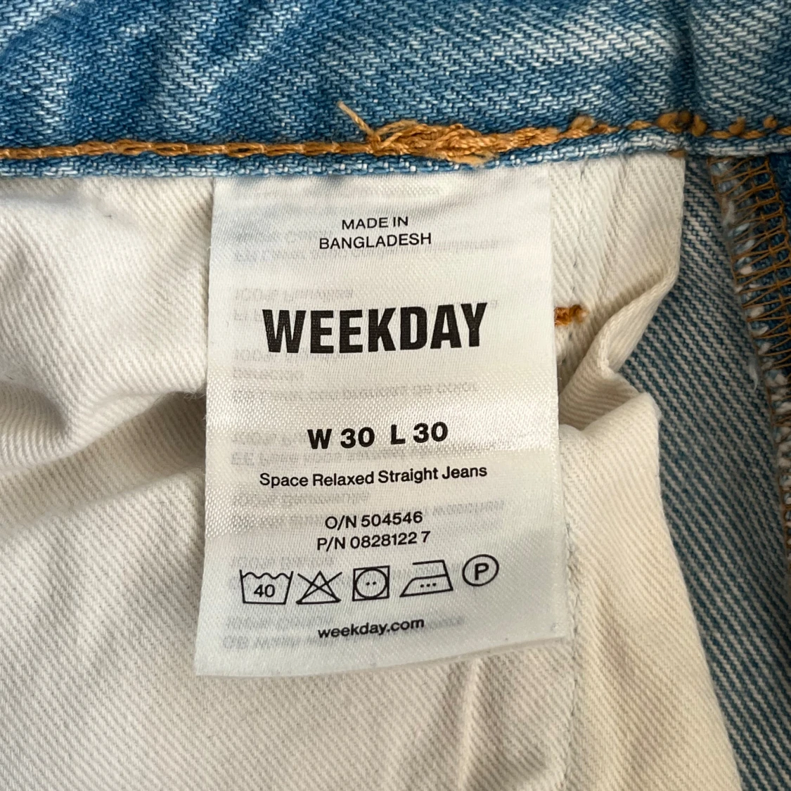 Ljusblå jeans från Weekday - 1