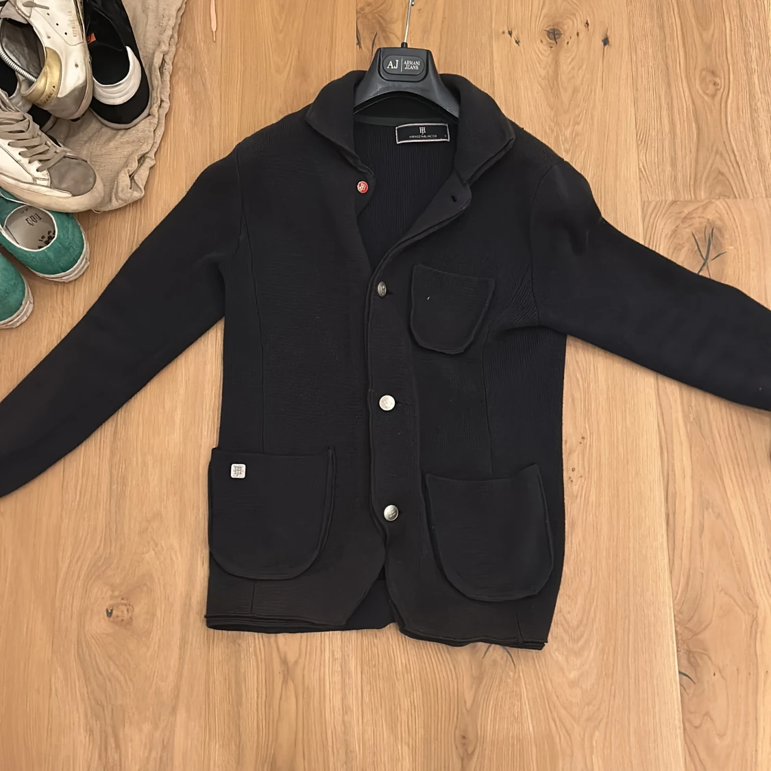 Mörkblå cardigan från Hansen & Jacob - 1