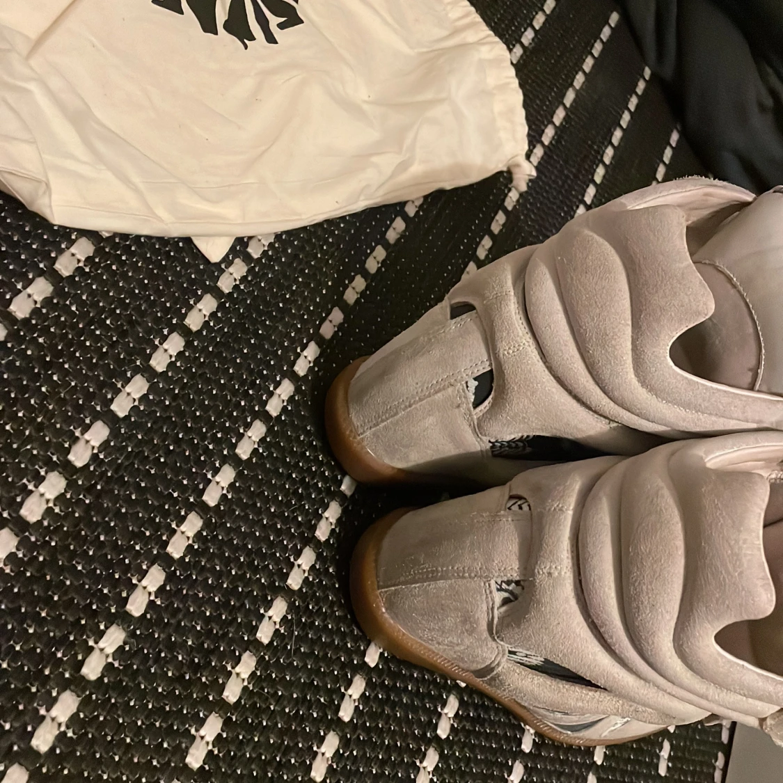 Beige sneakers från Isabel Marant - 4