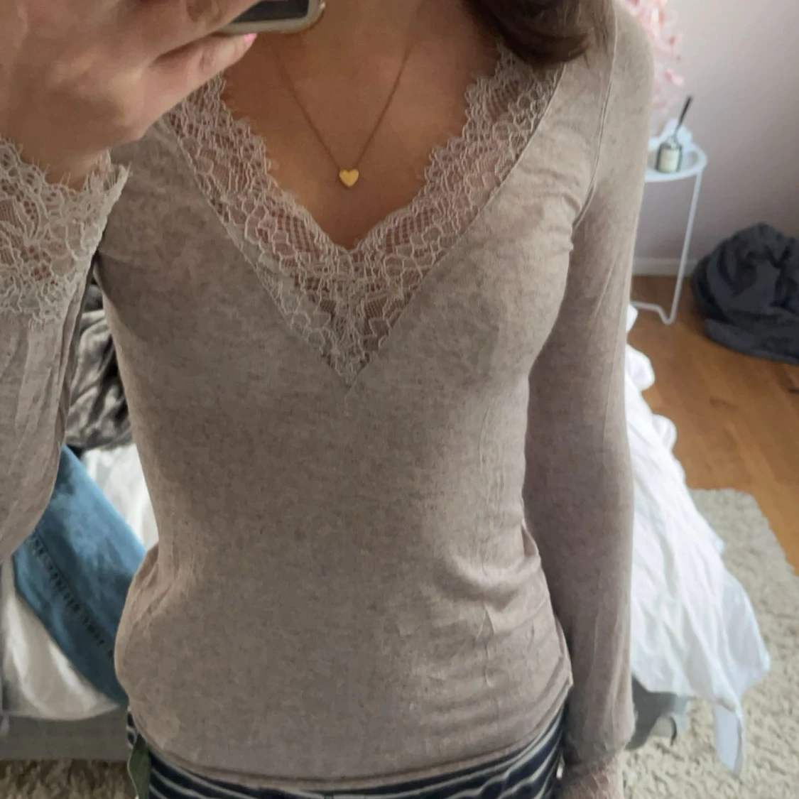 Beige långärmad topp från Intimissimi