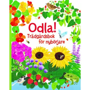 Odla! är full av fiffiga tips och roliga projekt som alla kan starta - även utan en trädgård! Här får barnen själva chansen att läsa och lära sig om vad man kan odla, hur man ska göra och när man ska så och skörda. Det mesta kan odlas i olika slags behållare. En balkong eller ett fönsterbräde räcker för de flesta växter. Och mycket kan även odlas inomhus. Med lekfulla illustrationer och tydliga steg-för-steg-beskrivningar blir det både roligt och enkelt att odla allt ifrån solrosor till jordgubbar. Och bokens ringpärm gör det lätt att låta det projekt man vill följa vara uppslaget. I Odla! kan man även läsa om vilken utrustning som behövs, hur man hanterar plantor som redan växer, om vatten och näring, skadedjur, och djur som är bra för växterna. Och i slutet av boken finns en ordlista med nyttiga och användbara ord för en liten trädgårdsmästare. 