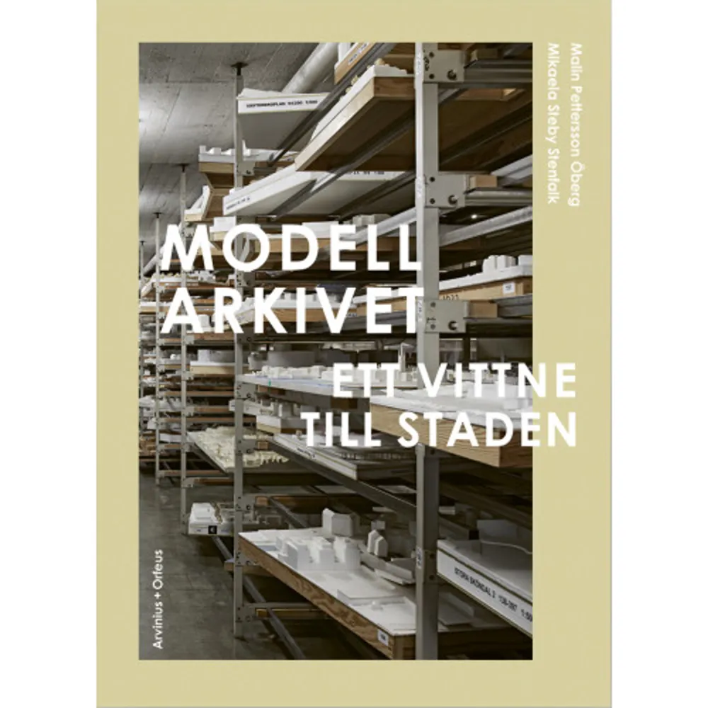 Modellarkivet Ett vittne till staden är en tvärvetenskaplig antologi som undersöker stadens form och planering med utgångspunkt i Stockholms stadsbyggnadskontors modellsamling. Antologin utvecklar frågeställningar från filmen Modellarkivet av konstnären Malin Pettersson Öberg, som spelades in i arkivet, och från utställningen Modellarkivet som kurerades av Mikaela Steby Stenfalk på ArkDes Sveriges nationella centrum för arkitektur och design. I essäer och intervjuer reflekterar ett tiotal författare och samtalspartner över relationen mellan modell och stad, komplexiteten i stadsplaneringsprocessen, bostadsfrågan och mycket mer. Vem bygger staden och för vem? Hur förhåller sig stadens form till formen för dess invånares liv? Och kan arkivets modeller fungera som verktyg för såväl minne och historieskrivning som för att spegla och utmana den stad vi nu har? Antologin är resultatet av ett flerårigt samarbete mellan Malin Pettersson Öberg och Mikaela Steby Stenfalk.    Format Inbunden   Omfång 118 sidor   Språk Svenska   Förlag Arvinius+Orfeus Publishing   Utgivningsdatum 2023-12-11   Medverkande Harri Anttila   Medverkande Carlos Minguez Carrasco   Medverkande Olivia Eriksson   Medverkande Magnus Florin   Medverkande Kristian Rosengren   Medverkande Helen Runting   Medverkande Karin Matz   Medverkande Rutger Sjögrim   Medverkande Axel Wieder   Medverkande Malin Zimm   Medverkande Malin Pettersson Öberg   Medverkande Mikaela Steby Stenfalk   Medverkande Jens Andersson   Medverkande Kristofer Johnsson   ISBN 9789189270626  . Böcker.