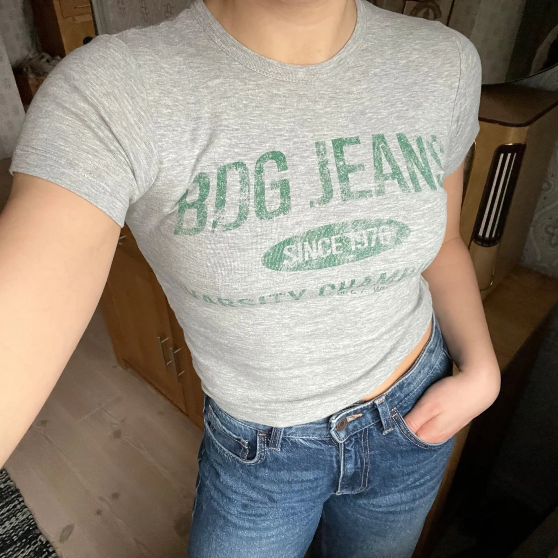 Grå t-shirt från BDG Urban Outfitters