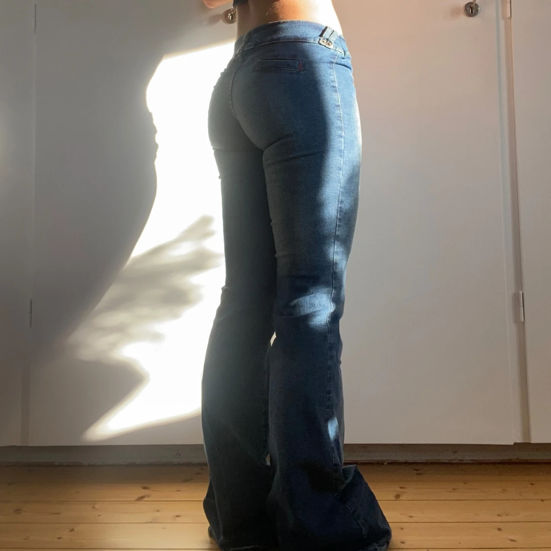 Lågmidjade bootcut jeans  - 91