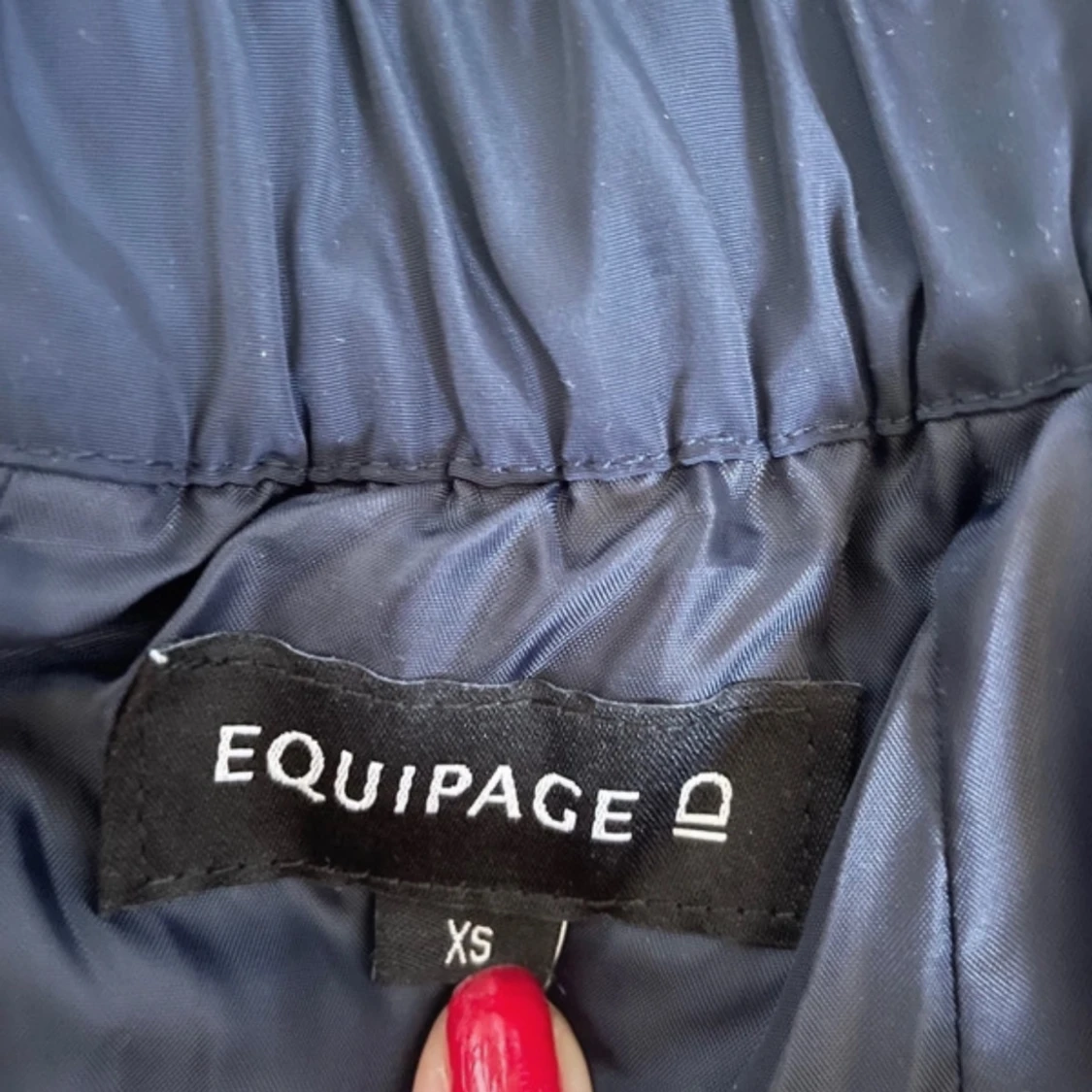 Mörkblå vadderad kjol från Equipage - 4