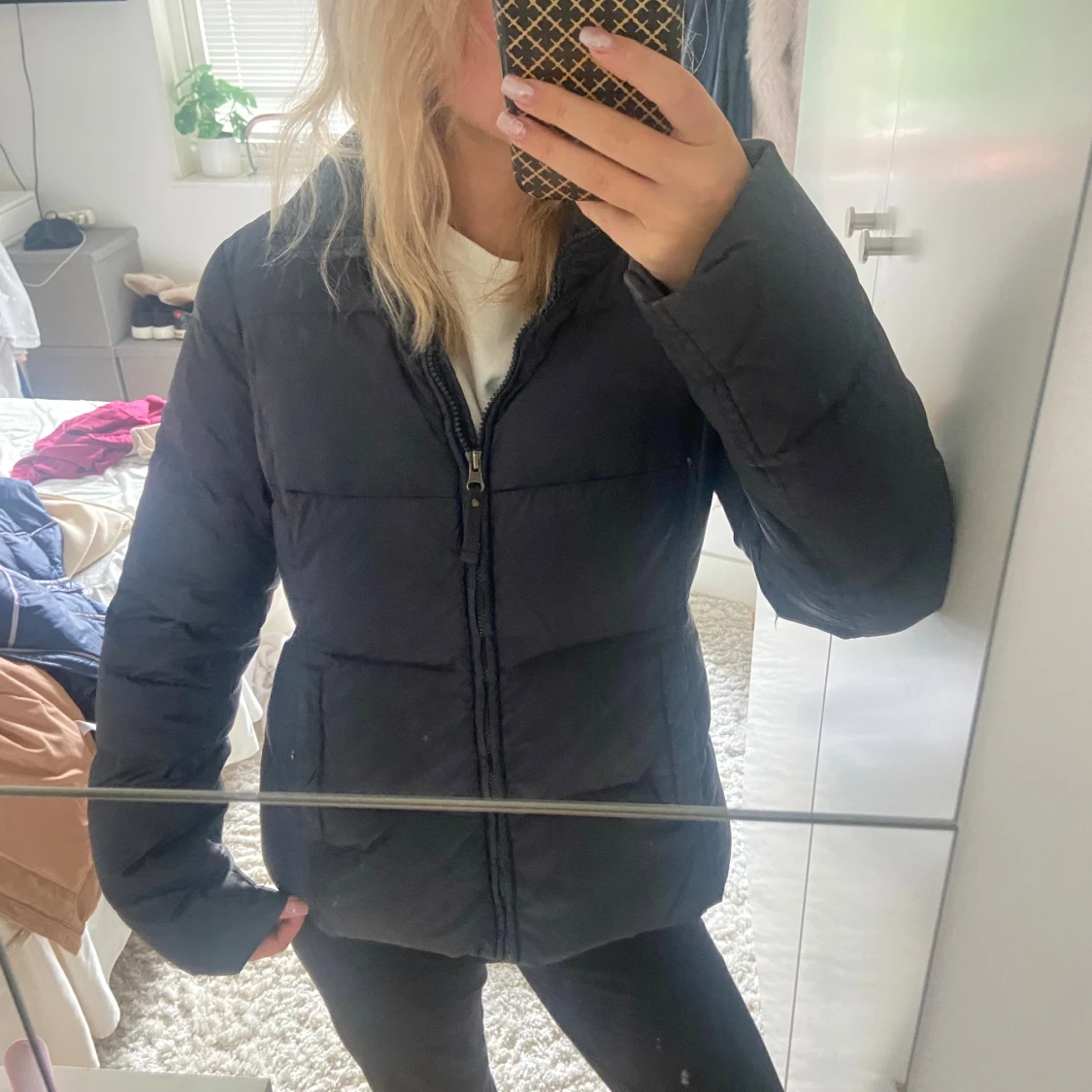 Mörkblå benetton jacka 💙