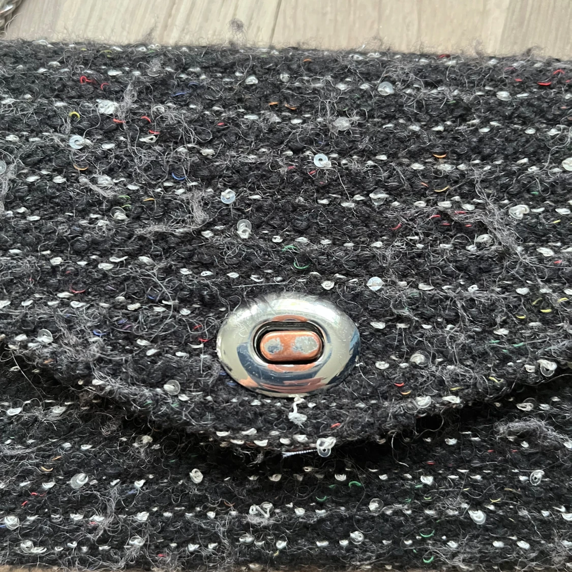 Svart glittrig axelväska från Beck Söndergaard - 91